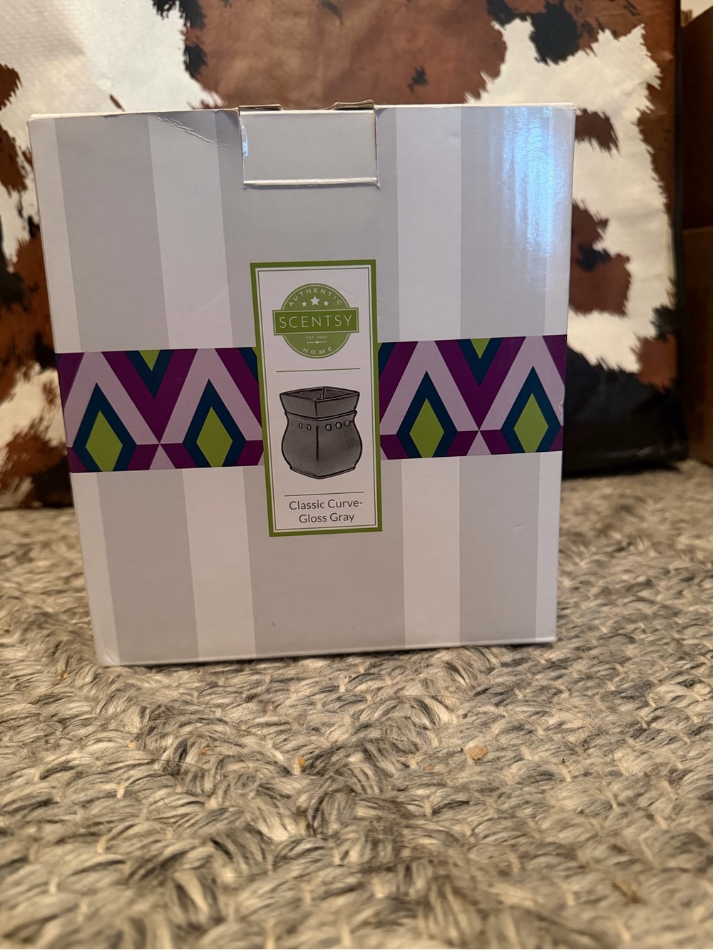 Scentsy Classic Curve Gloss Gray Warmer - Picture 6 of 6